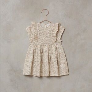Nora Lee Floral Cream Kids Dress